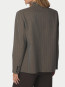 Nerine pinstripe blazer dark taupe 