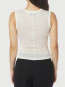Nimbi fine rib top white 