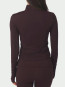 Nolana zip blouse burgundy 