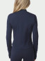 Nolana zip blouse navy 