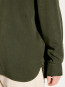 Ossian garment dyed tencel shirt shelter grn 