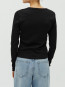 Otis ls crochet-m evelyn top black 