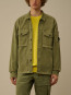 Overshirt corduroy seagrass 