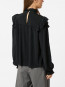 Percy soft satin blouse black 