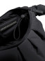 Pleat moon bag black 