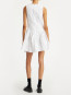 Poplin mini dress bright white 