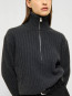 Pyrola pullover dk grey mel M