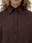 Raglan blouse mahagony 