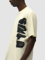 Side logo t-shirt cream 