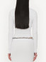 Rib longsleeve top bright wht 