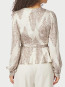 Rista paisley drop blouse ivory XS