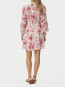 Roberta flower print dress evening rose M