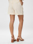 Shala linen shorts light yellow 