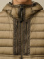 Shell goggle down jacket vintage khaki 