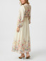 Silfi flower print dress creme L