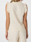 Siona linen top light yellow 