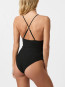 Skin sand crepe swimsuit black 