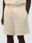 Crochet shorts cream 
