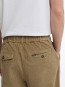 Barbour stretch cord relaxed trouser mushroom 