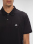Stretch piquet poloshirt black 