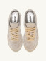 Medalist low suede strass white 