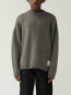 Tide knit pullover grey mel 