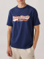 Kitsune t-shirt blue 