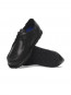 Utti lace leather mokassin black 