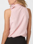 Veda stripe top rose 