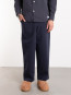 Roger seersucker pant blue L