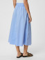 Yara long poplin skirt sky blue 