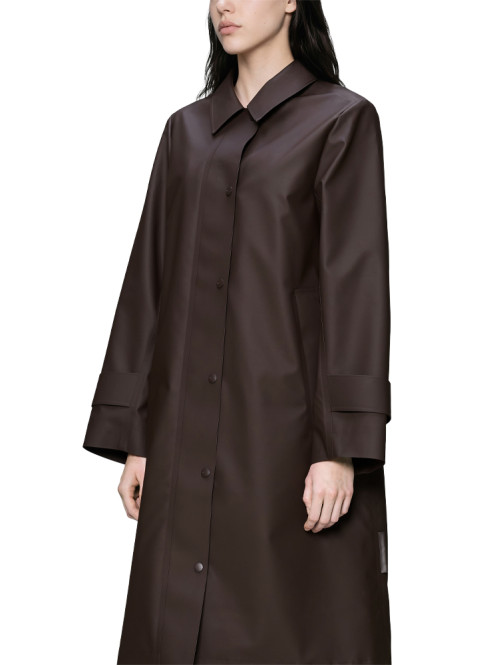 Nara w long jacket bark 