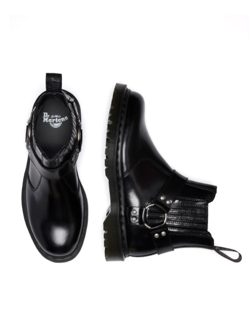 2976 Harness boots black analine 