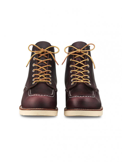 6 inch classic moc boots black cherry 