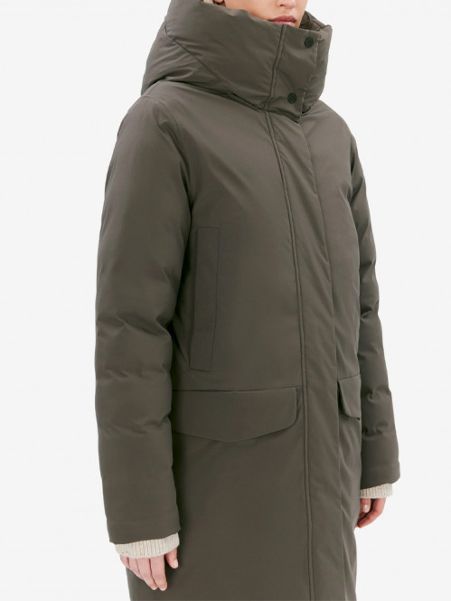 Asha reversible parka dusk olive 