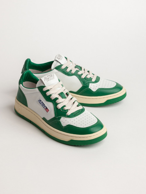 Medalist mens sneaker bicolour green 