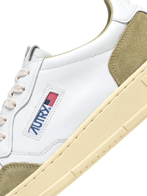 Medalist mens sneaker suede grey green 