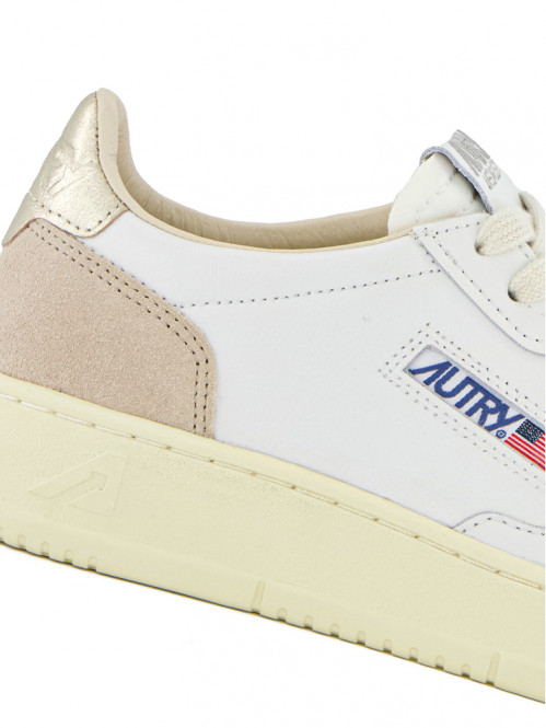 Medalist wmns sneaker suede white gold 39