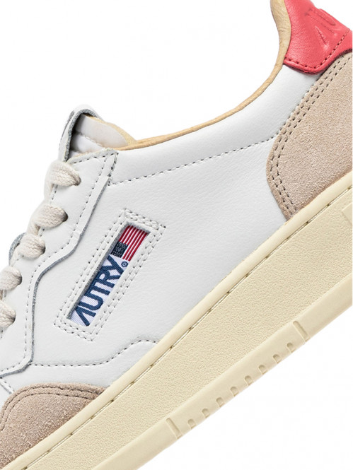 Medalist wmns sneaker suede white tearose 