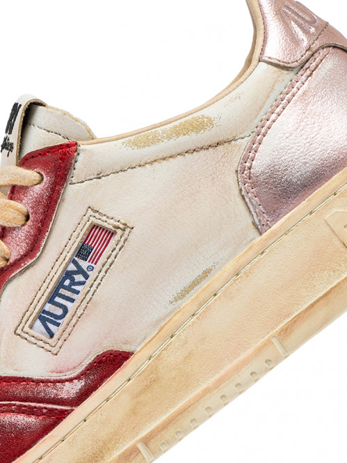 Super vintage lo wmns sneaker red pink 