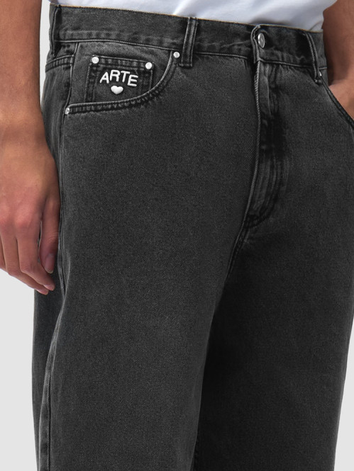 Cor uniform denim pants black 