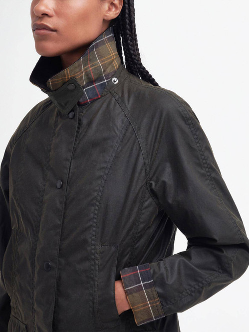 Barbour classic beadnell wax jacket olive 