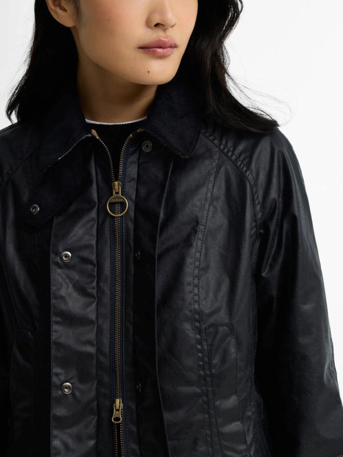 Barbour beadnell wax jacket ny91 navy 