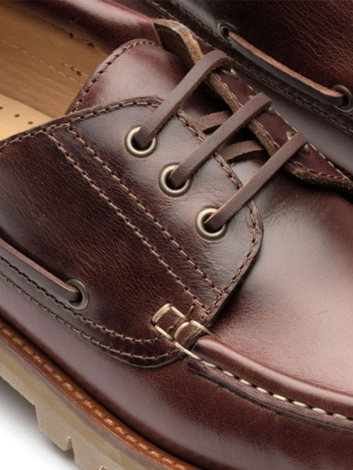 Briac jannu mokassin marron lisse america 