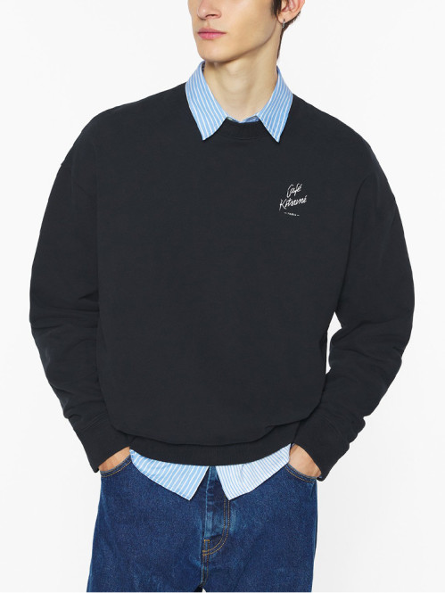 Café kitsuné relax sweatshirt black 