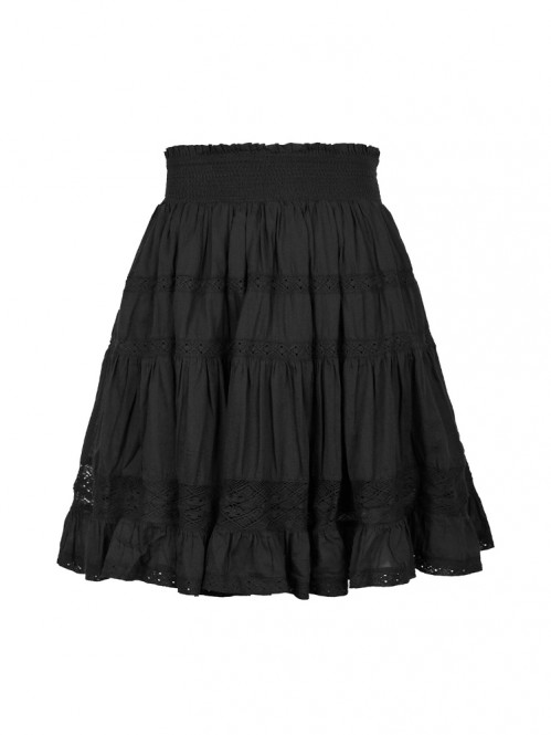Callia s voile skirt black 