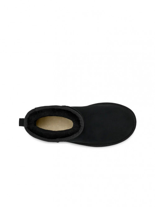 Classic mini platform boot black 