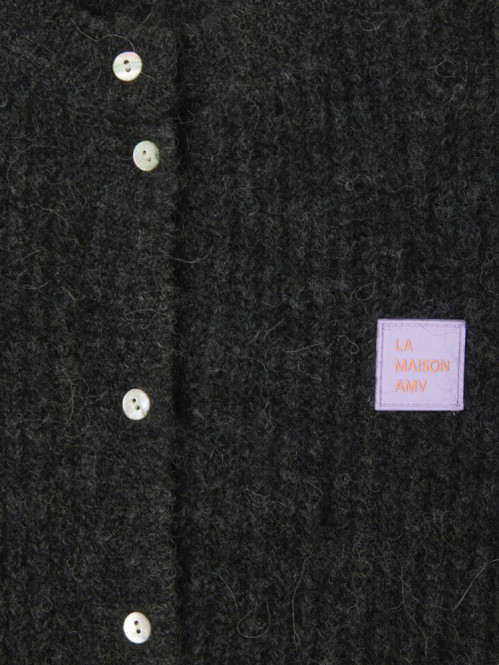 East 19m cardigan anthracite chine M