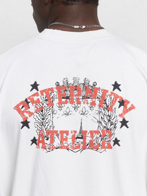 Evenie band tanktop vintage white 