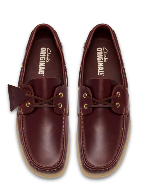 Godney boat shoes british tan lea 